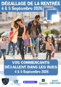 Braderie des commerçants, 4 & 5 septembre 2026